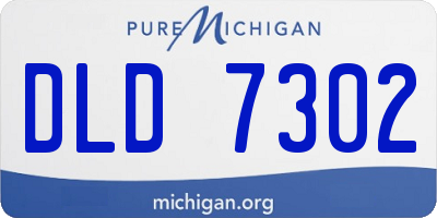 MI license plate DLD7302