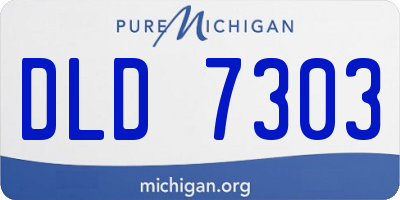MI license plate DLD7303