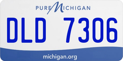 MI license plate DLD7306