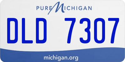 MI license plate DLD7307
