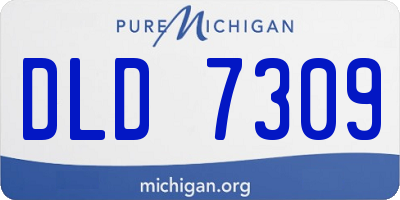 MI license plate DLD7309