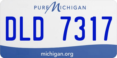 MI license plate DLD7317