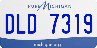 MI license plate DLD7319