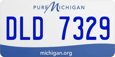 MI license plate DLD7329