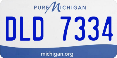 MI license plate DLD7334