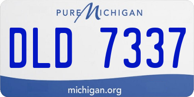 MI license plate DLD7337