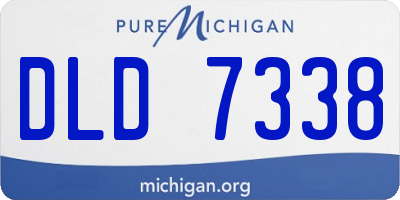 MI license plate DLD7338