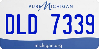 MI license plate DLD7339
