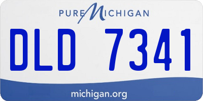MI license plate DLD7341