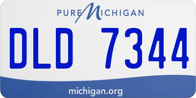 MI license plate DLD7344