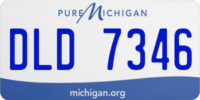 MI license plate DLD7346