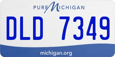 MI license plate DLD7349