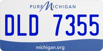 MI license plate DLD7355