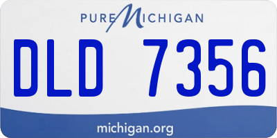 MI license plate DLD7356