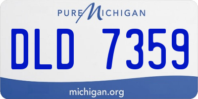 MI license plate DLD7359