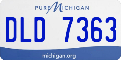 MI license plate DLD7363