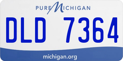 MI license plate DLD7364