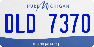 MI license plate DLD7370