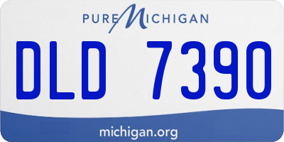 MI license plate DLD7390