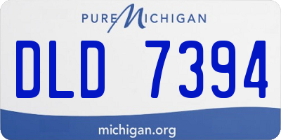 MI license plate DLD7394