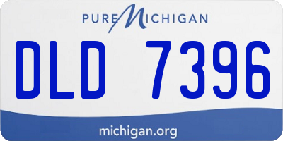 MI license plate DLD7396