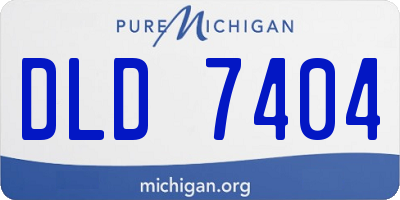 MI license plate DLD7404