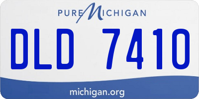 MI license plate DLD7410