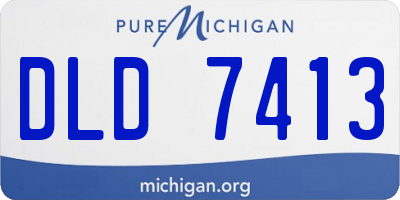 MI license plate DLD7413