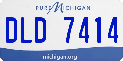 MI license plate DLD7414