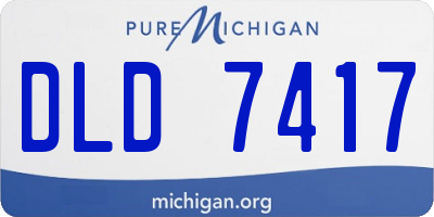 MI license plate DLD7417