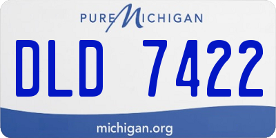 MI license plate DLD7422