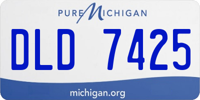 MI license plate DLD7425