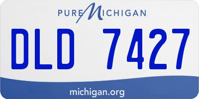 MI license plate DLD7427