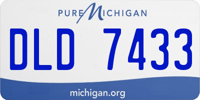 MI license plate DLD7433