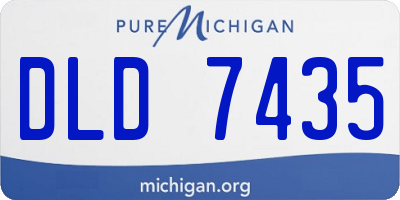 MI license plate DLD7435