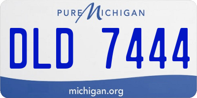 MI license plate DLD7444