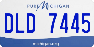 MI license plate DLD7445