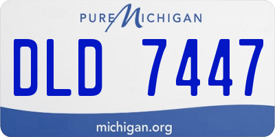 MI license plate DLD7447