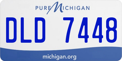 MI license plate DLD7448
