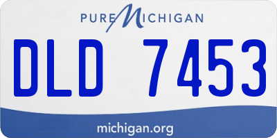 MI license plate DLD7453