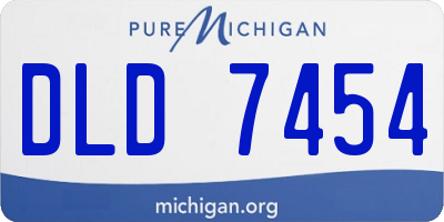 MI license plate DLD7454