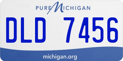 MI license plate DLD7456