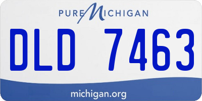MI license plate DLD7463