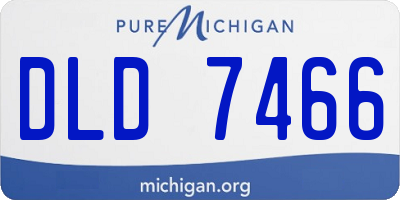 MI license plate DLD7466