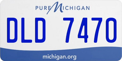 MI license plate DLD7470