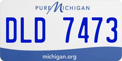 MI license plate DLD7473