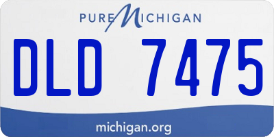 MI license plate DLD7475