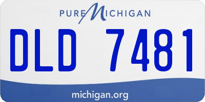 MI license plate DLD7481
