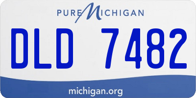 MI license plate DLD7482