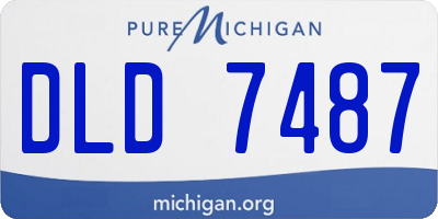 MI license plate DLD7487